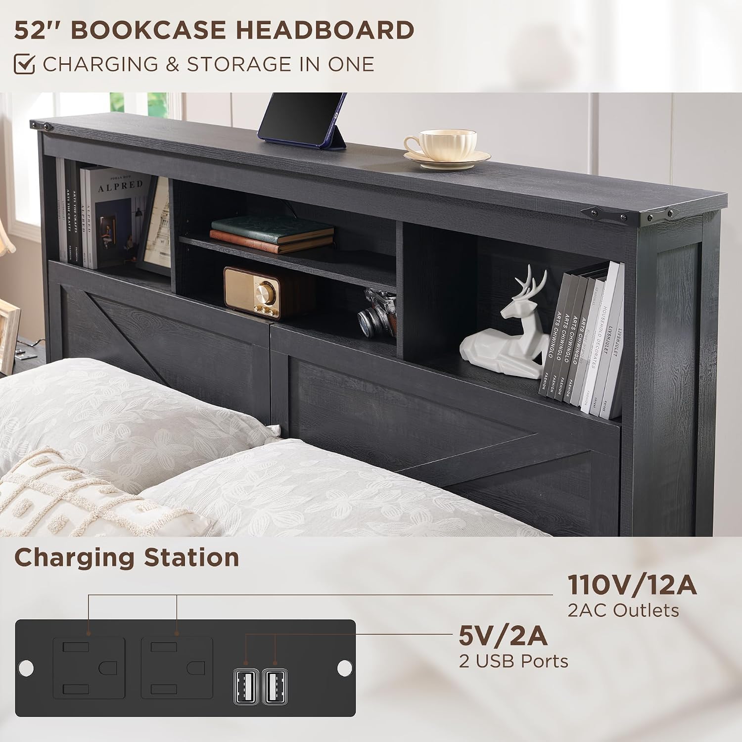 Setup and practical use guide for the ACCOHOHO farmhouse bed frame