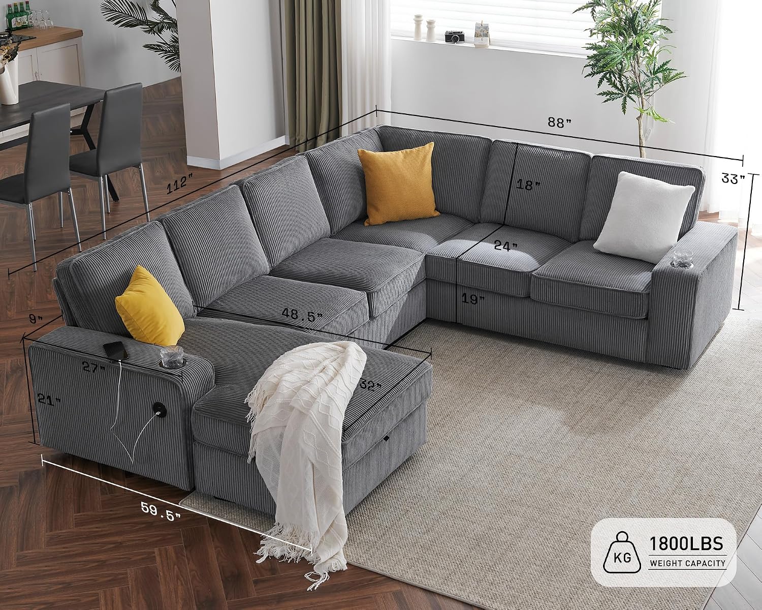 AMERLIFE 112 Sectional Couch Review: Pros & Cons 2 AMERLIFE 112 sectional couch review, AMERLIFE 112 sectional couch review and rating, is AMERLIFE 112 sectional couch worth buying, AMERLIFE 112 sectional couch review pros cons, AMERLIFE 112 sectional couch review honest opinion, AMERLIFE 112 sectional couch review verdict key features examined up close