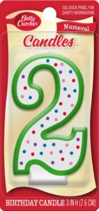 Image 1 of Betty Crocker numeral candle review