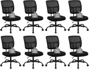 Image 1 of CLATINA armless office chair review