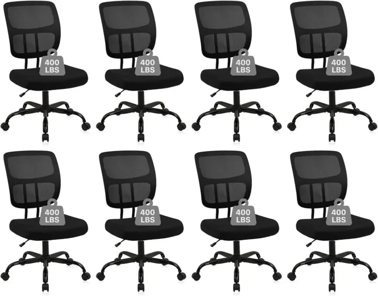 CLATINA Armless Office Chair Review: Honest Verdict & Pros 6 Image 1 of CLATINA armless office chair review