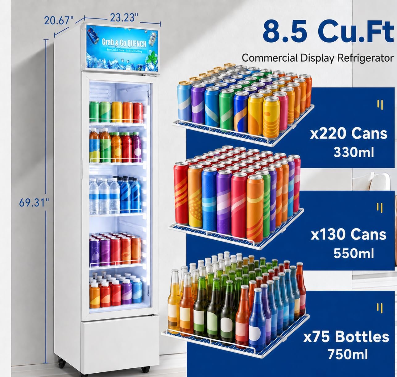 FOHERE Commercial Beverage Refrigerator Review: Honest Verdict 4 FOHERE commercial beverage refrigerator review,FOHERE beverage cooler review rating,is FOHERE commercial fridge worth buying,FOHERE glass door refrigerator review pros cons,FOHERE 8.5 cu ft cooler honest review,FOHERE SC-230 review verdict performance testing and real-world results
