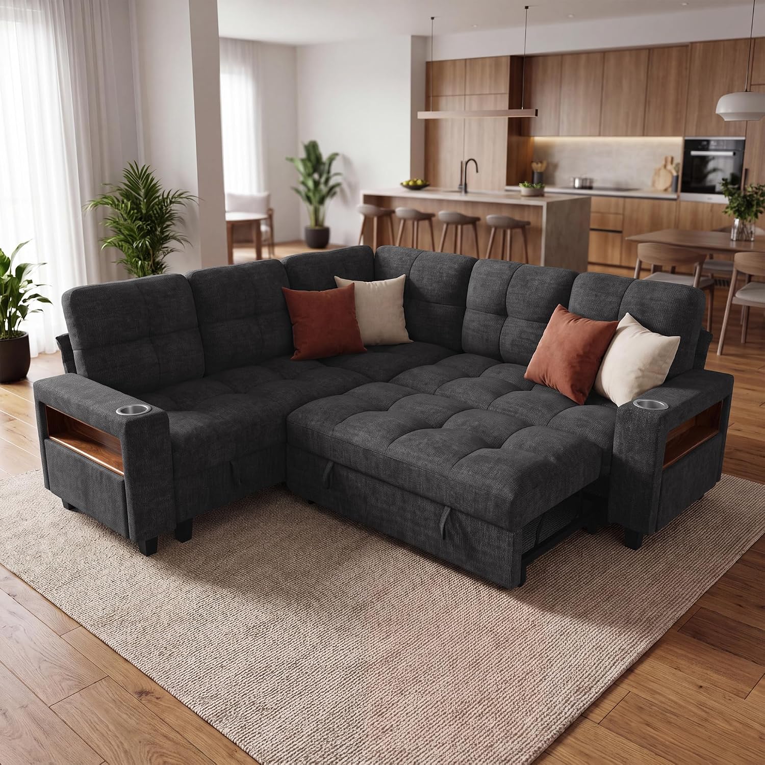 Flamaker modular sectional sofa review,Flamaker 83 sectional sofa review and rating,is Flamaker modular sectional worth buying,Flamaker sectional sofa review pros cons,Flamaker sofa bed honest opinion,Flamaker 83 modular sectional review verdict key features and specifications overview