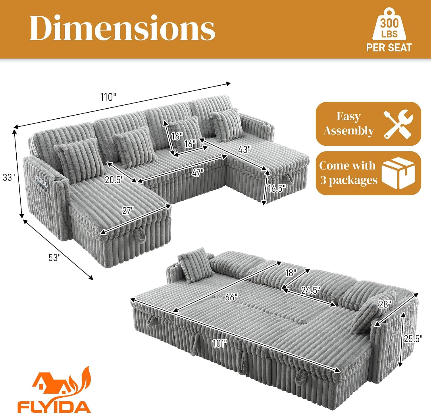 Flyida 110 sectional sleeper sofa review,Flyida 110 sectional sleeper sofa review and rating,is Flyida 110 sectional sleeper sofa worth buying,Flyida 110 sectional sleeper sofa review pros cons,Flyida 110 sectional sleeper sofa review honest opinion,Flyida 110 sectional sleeper sofa review verdict features in daily use