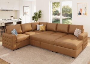 Image 1 of HONBAY sleeper sectional review