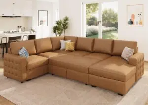 Image 1 of HONBAY sleeper sectional review