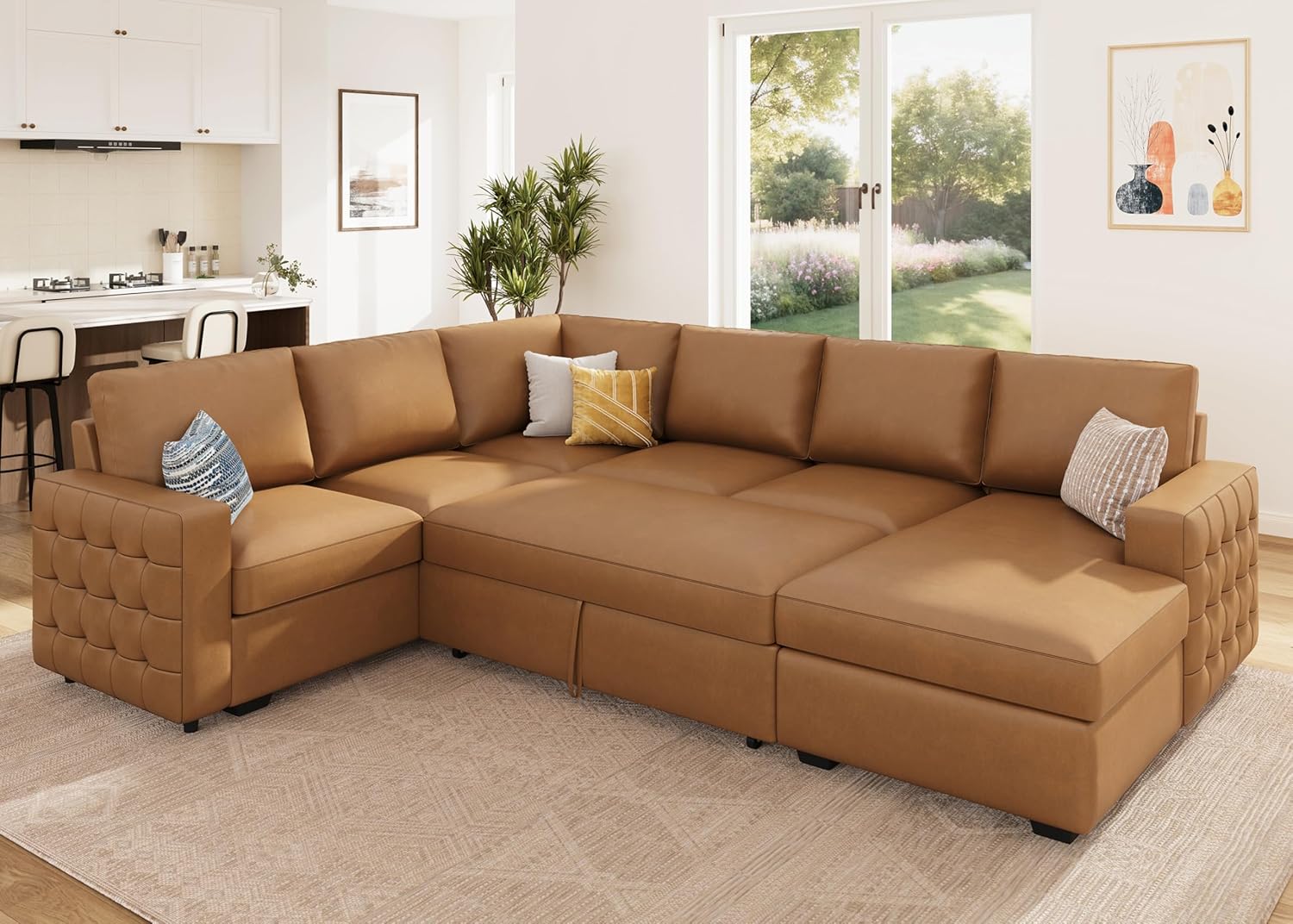 HONBAY sleeper sectional review,HONBAY sleeper sectional review and rating,is HONBAY sleeper sectional worth buying,HONBAY sleeper sectional review pros cons,HONBAY sleeper sectional review honest opinion,HONBAY sleeper sectional review verdict — full unboxing showing every item included