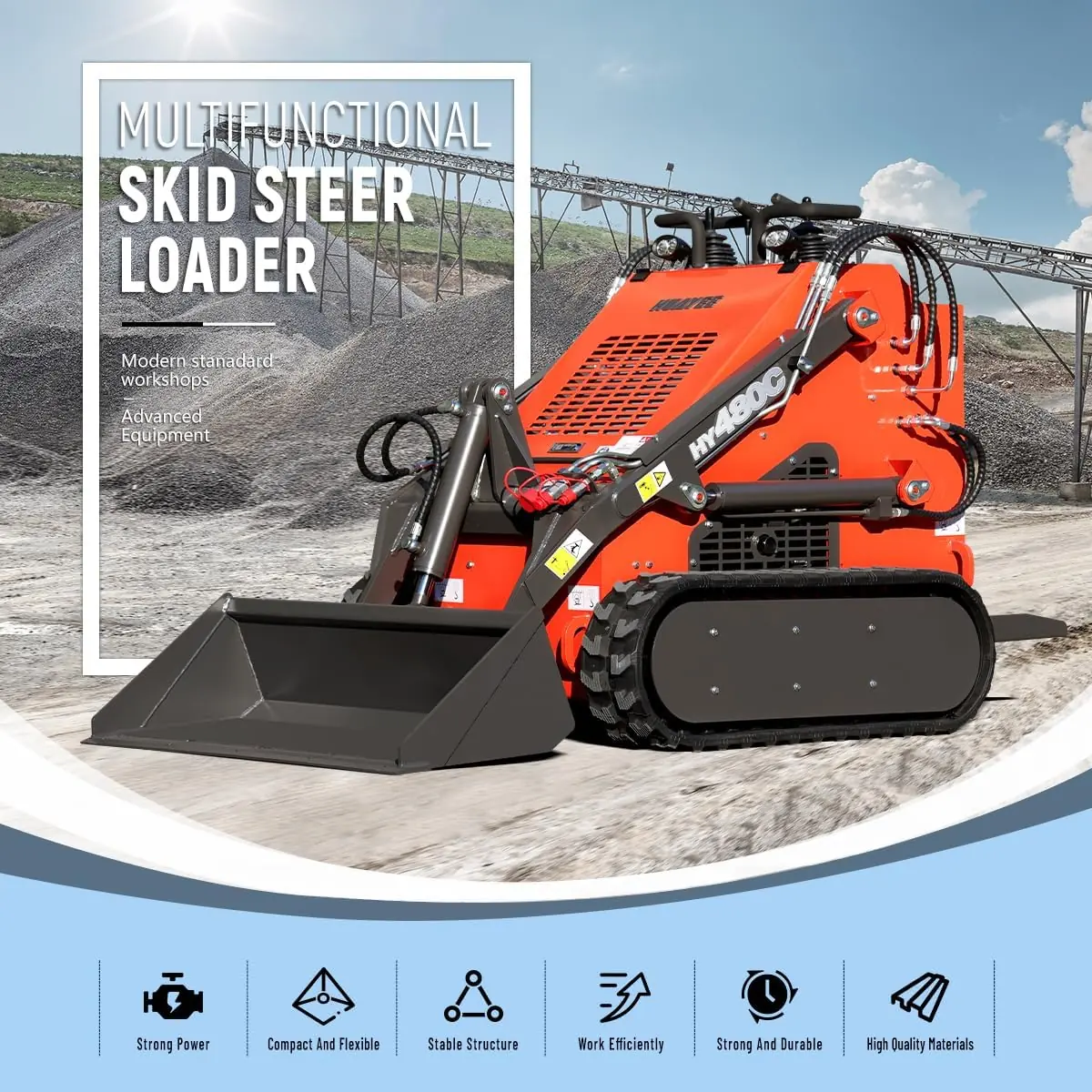 HY480C Mini Skid Steer Review: Real Pros & Cons 3 HY480C mini skid steer review,HUAYEE HY480C review and rating,is HY480C mini skid steer worth buying,HY480C mini skid steer review pros cons,HY480C mini skid steer honest opinion,HUAYEE HY480C review verdict — week-by-week testing diary