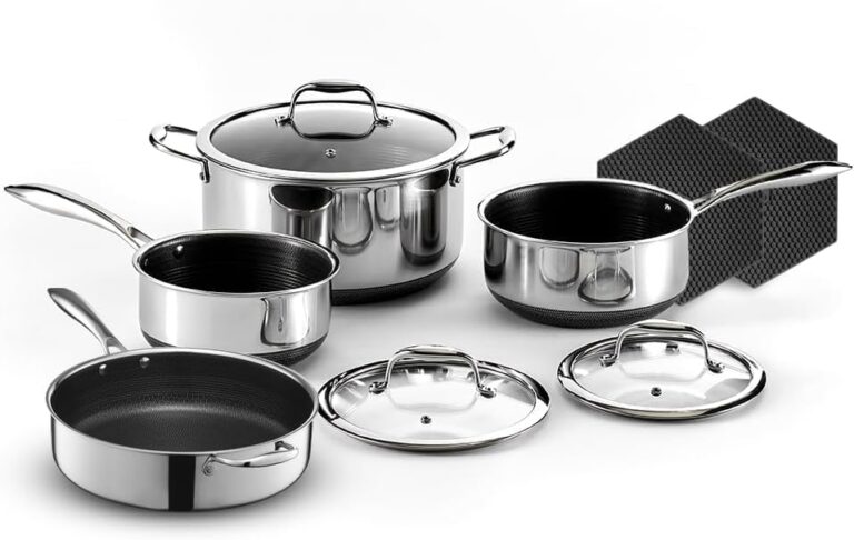 HexClad Hybrid Nonstick Cookware Review: Worth It? 45 Image 1 of HexClad Hybrid Nonstick Cookware review