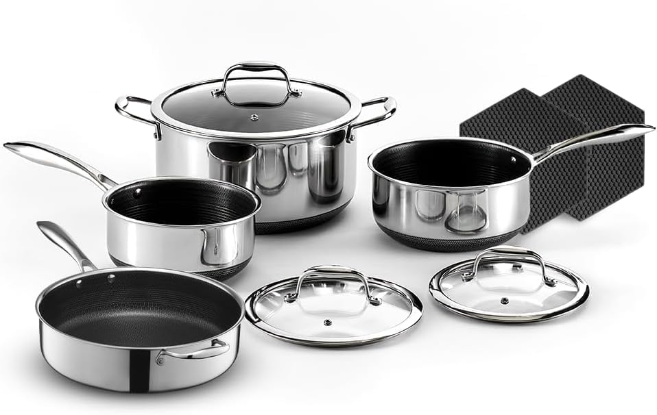 HexClad Hybrid Nonstick Cookware Review: Worth It? 1 HexClad Hybrid Nonstick Cookware review,HexClad cookware set review and rating,is HexClad cookware worth buying,HexClad cookware review pros cons,HexClad cookware honest opinion review,HexClad hybrid cookware review verdict unboxing — what is included in the package