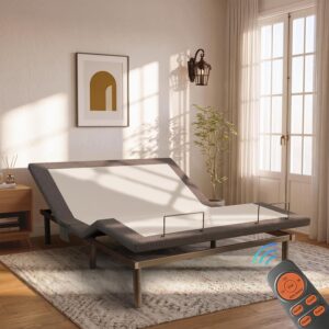 Image 1 of Hioluwoug adjustable bed base review