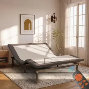 Image 1 of Hioluwoug adjustable bed base review