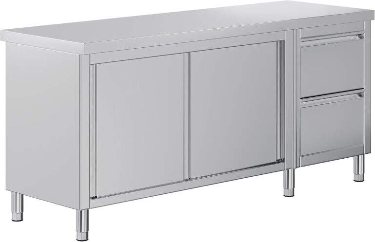 Jocisland 72 Inch Prep Table Review: Honest Verdict 1 Image 1 of Jocisland 72 inch prep table review