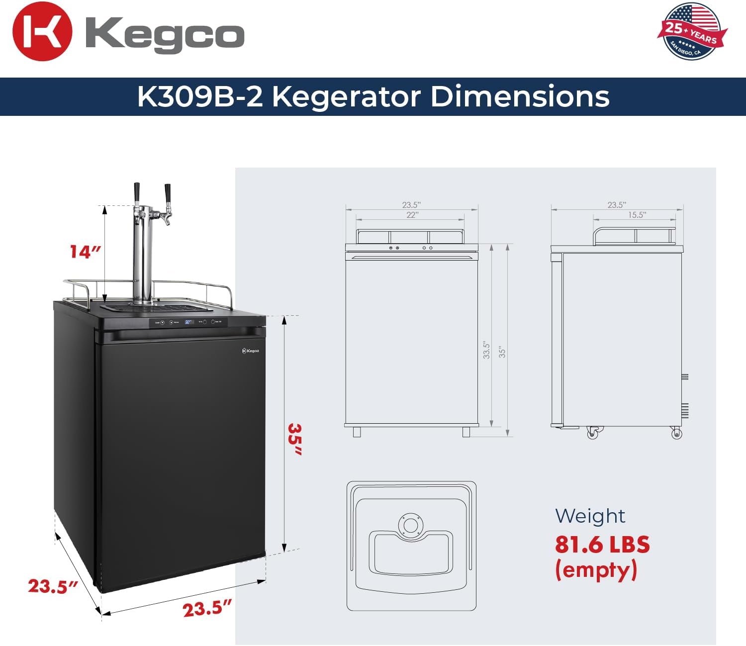 Kegco K309B-2 kegerator review,Kegco K309B-2 kegerator review and rating,is Kegco K309B-2 kegerator worth buying,Kegco K309B-2 kegerator review pros cons,Kegco K309B-2 honest opinion review,Kegco K309B-2 kegerator review verdict key features examined up close