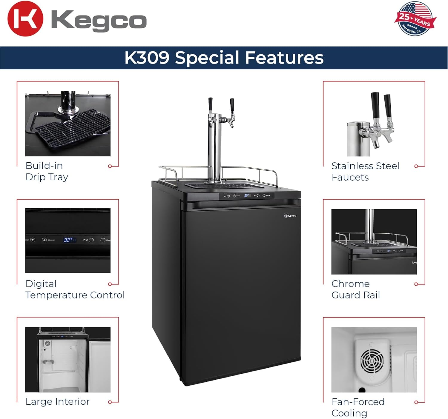 Setting up the Kegco K309B-2 kegerator review,Kegco K309B-2 kegerator review and rating,is Kegco K309B-2 kegerator worth buying,Kegco K309B-2 kegerator review pros cons,Kegco K309B-2 honest opinion review,Kegco K309B-2 kegerator review verdict for the first time