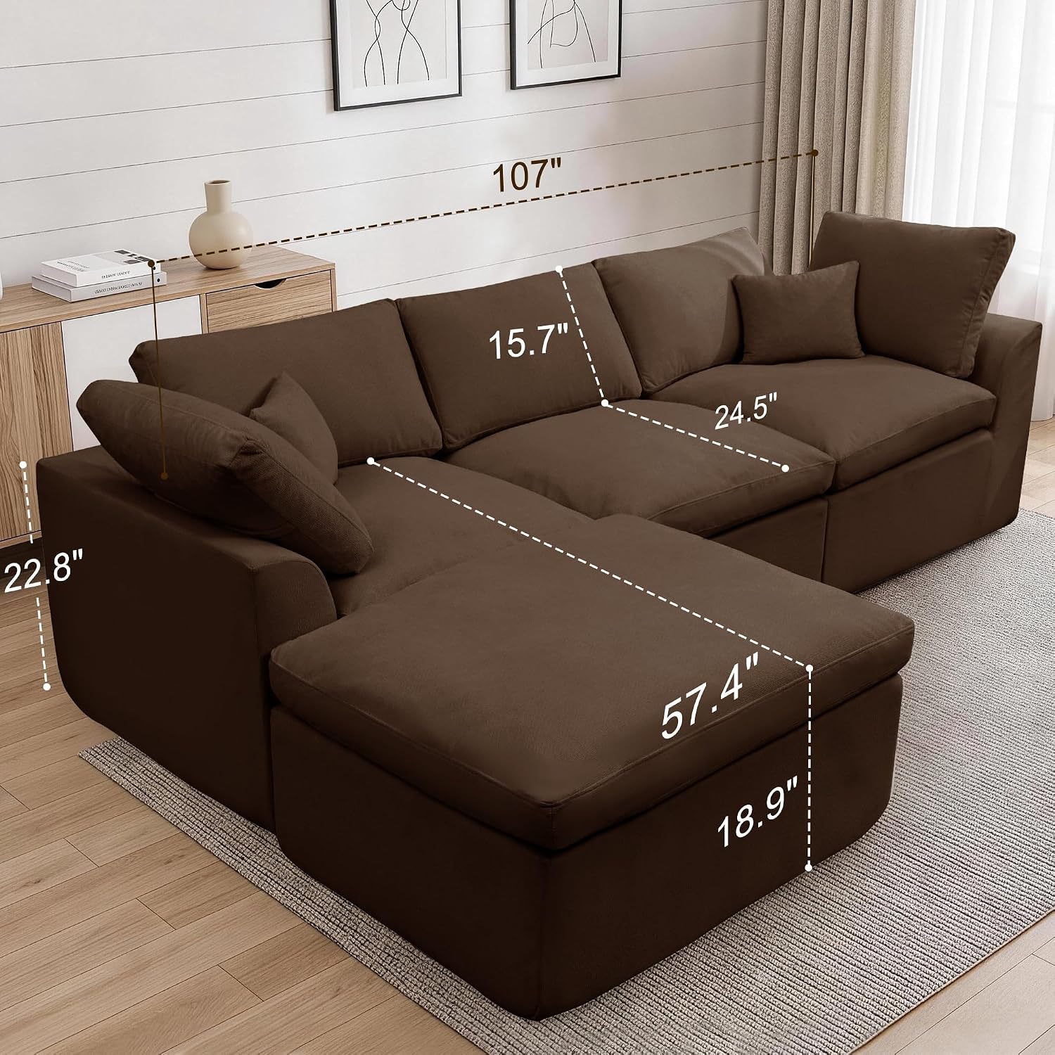 Korser 110 Cloud Sectional review,Korser 110 Cloud Sectional review and rating,is Korser 110 Cloud Sectional worth buying,Korser 110 Cloud Sectional review pros cons,Korser 110 Cloud Sectional review honest opinion,Korser 110 Cloud Sectional review verdict key features examined up close