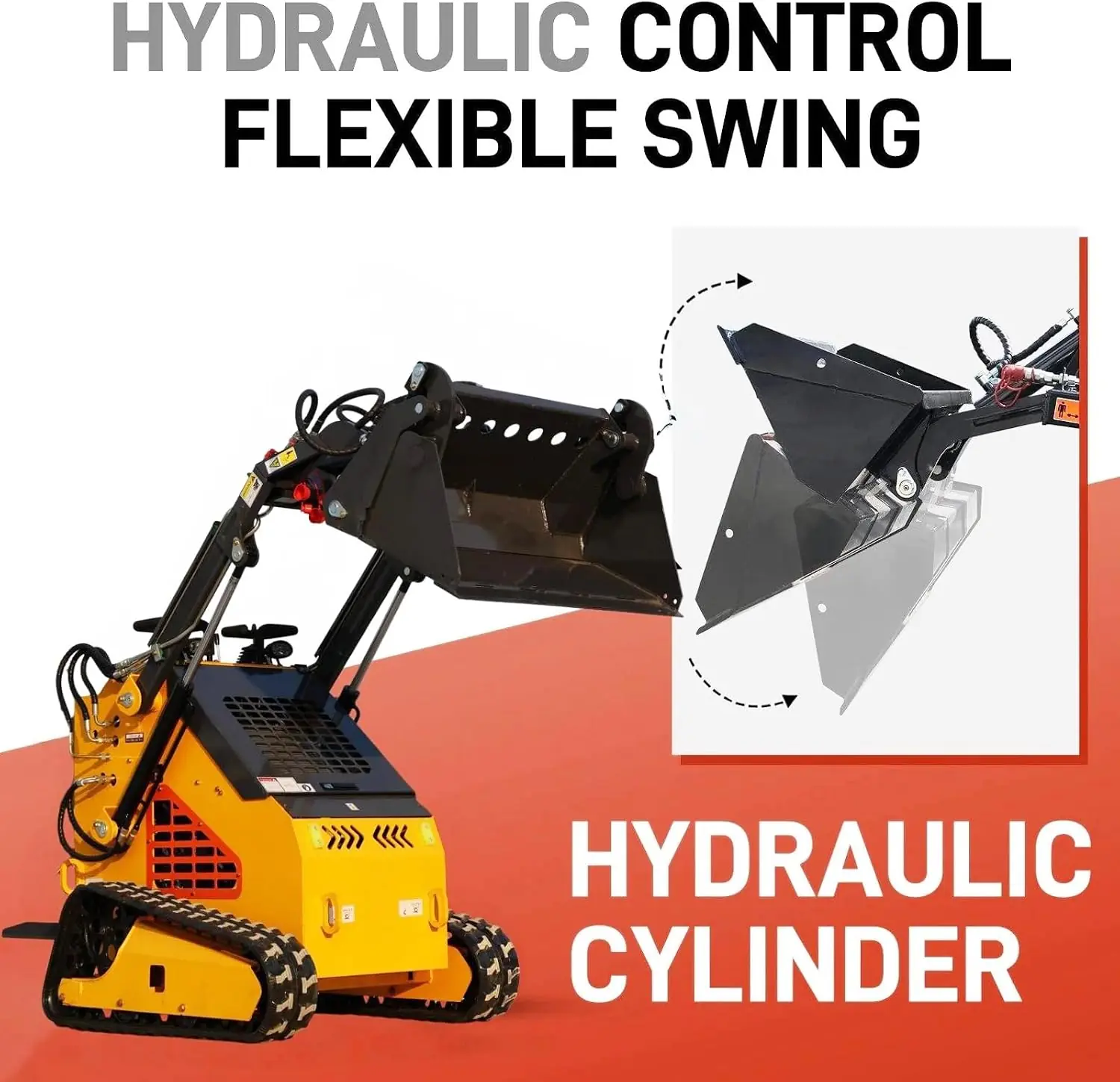 MACHPRO mini skid steer review honest opinion — hands-on performance testing on a muddy grading site