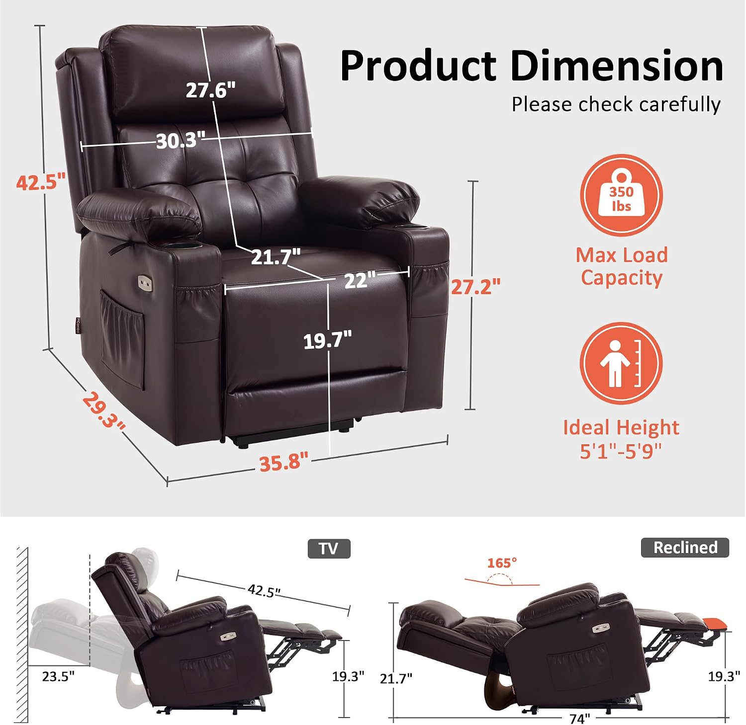 MCombo Power Lift Recliner Review: Pros & Cons (2025) 3 MCombo power lift recliner review pros cons — setup process showing backrest alignment and remote control wiring