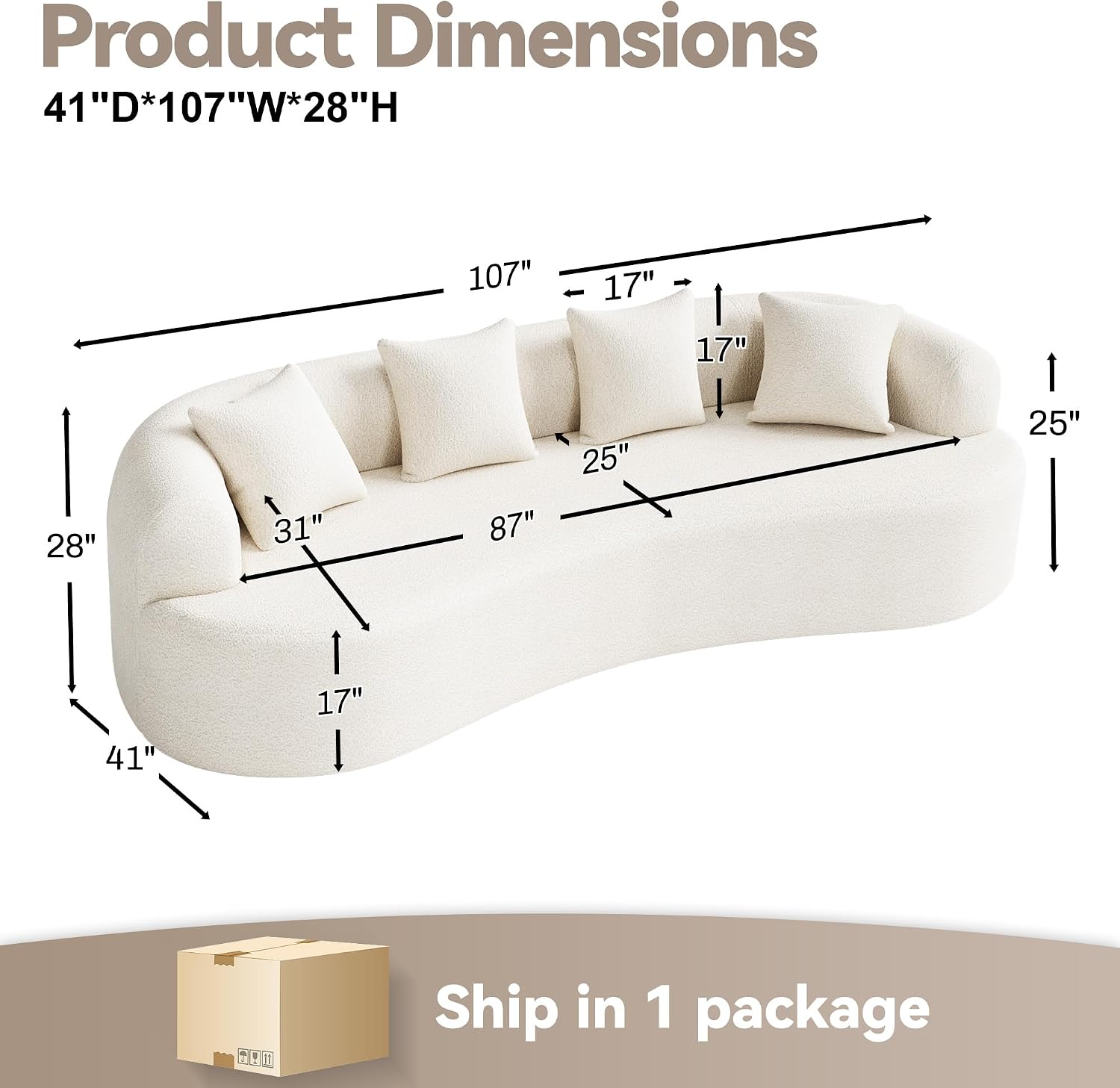 ONEMMLION curved sofa review,ONEMMLION curved sofa review and rating,is ONEMMLION cloud couch worth buying,ONEMMLION sofa review pros cons,ONEMMLION sectional sofa honest opinion,ONEMMLION chenille sofa review verdict — design and build quality detail