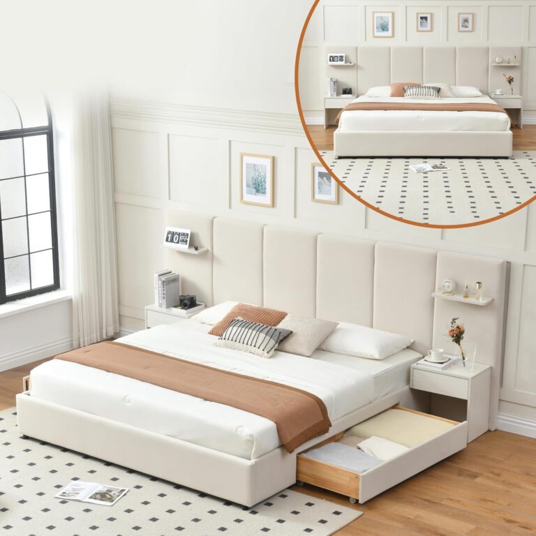 QNZK King Bed Frame Review: Pros & Cons 11 Image 1 of QNZK king bed frame review