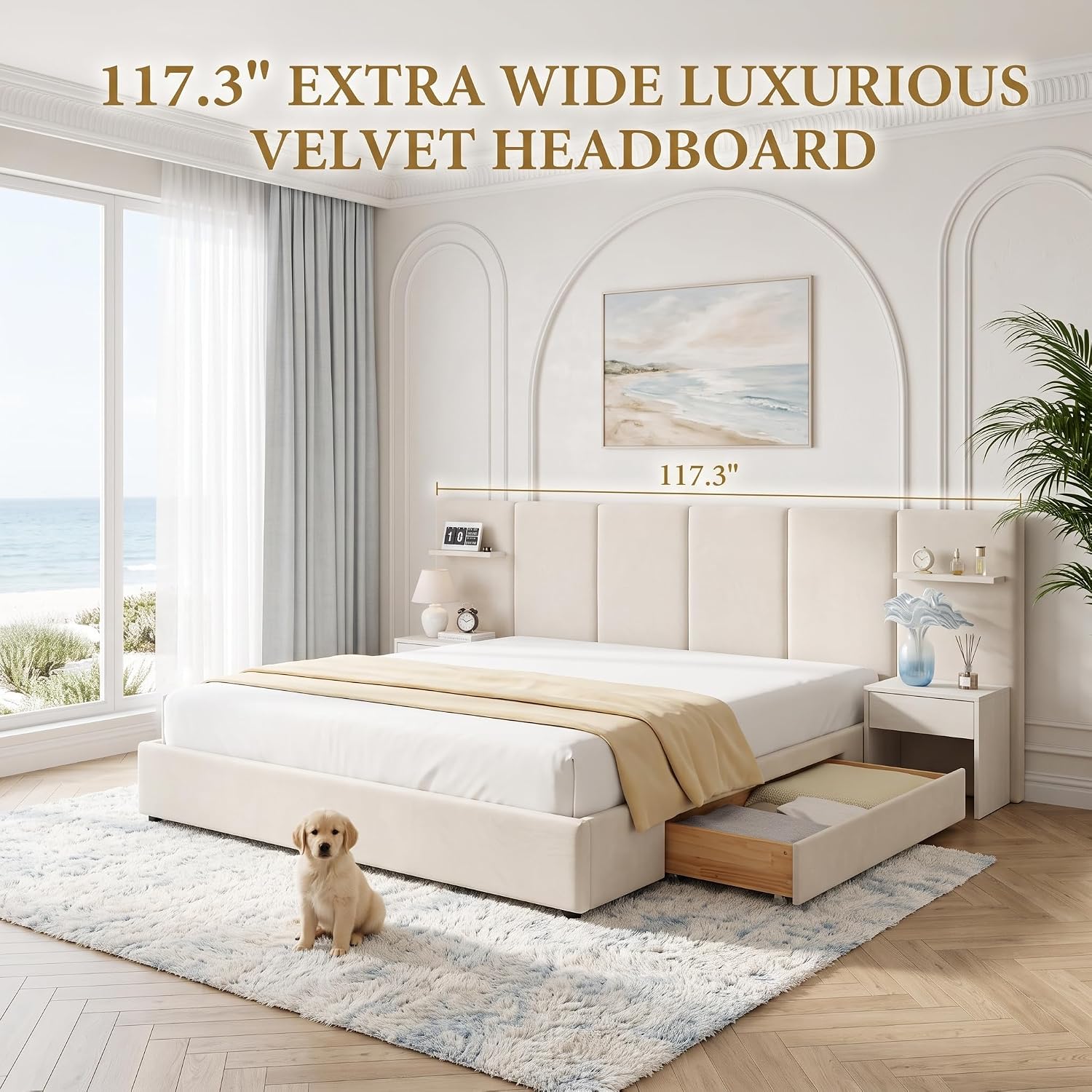 QNZK King Bed Frame Review: Pros & Cons 3 QNZK king bed frame review,QNZK king bed frame review and rating,is QNZK king bed frame worth buying,QNZK king bed frame review pros cons,QNZK king bed frame review honest opinion,QNZK king bed frame review verdict — setup process and usability