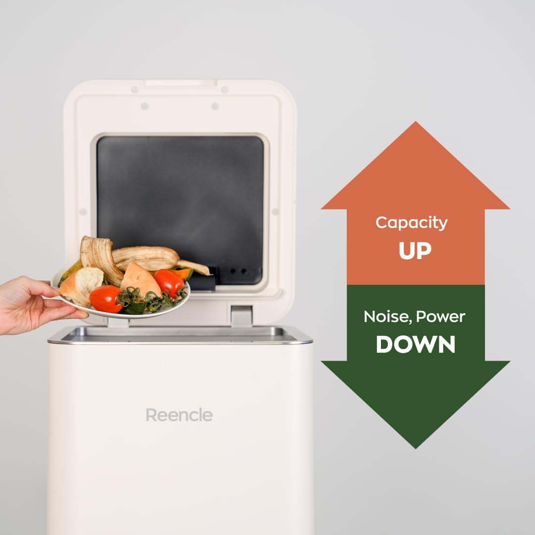 Reencle electric composter review,Reencle Gravity compost review rating,is Reencle electric composter worth buying,Reencle 22L composter review pros cons,Reencle composter honest review opinion,Reencle electric composter review verdict — design and build quality detail