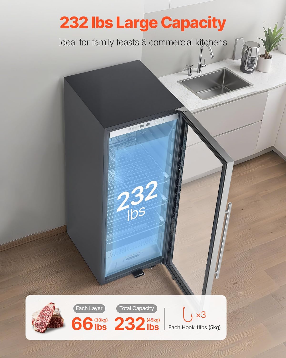 VEVOR Dry Aging Fridge Review: Honest Verdict 2 VEVOR dry aging fridge review honest opinion - unboxing and complete package contents