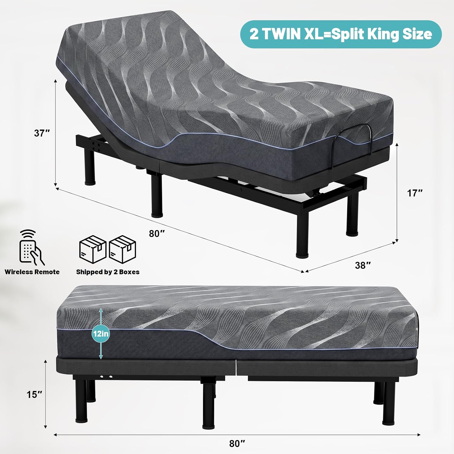 Vipbear split king adjustable bed review,Vipbear split king adjustable bed review and rating,is Vipbear split king adjustable bed worth buying,Vipbear split king adjustable bed review pros cons,Vipbear split king adjustable bed review honest opinion,Vipbear split king adjustable bed review verdict real-world performance test results