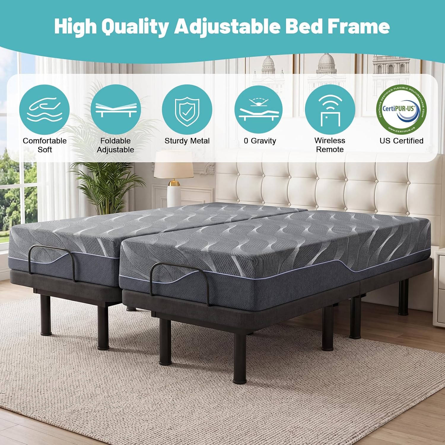 Vipbear split king adjustable bed review,Vipbear split king adjustable bed review and rating,is Vipbear split king adjustable bed worth buying,Vipbear split king adjustable bed review pros cons,Vipbear split king adjustable bed review honest opinion,Vipbear split king adjustable bed review verdict features in daily use