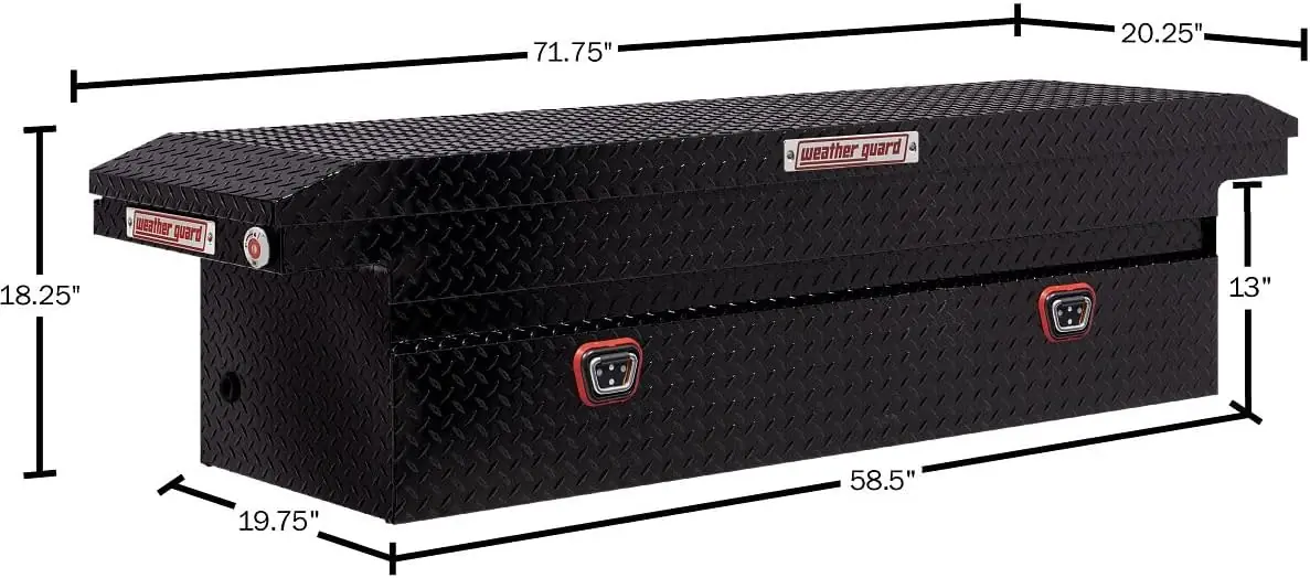 Setting up the Weather Guard saddle box review test unit for the first time