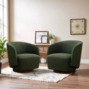 Image 1 of Zihanhome boucle swivel chair review