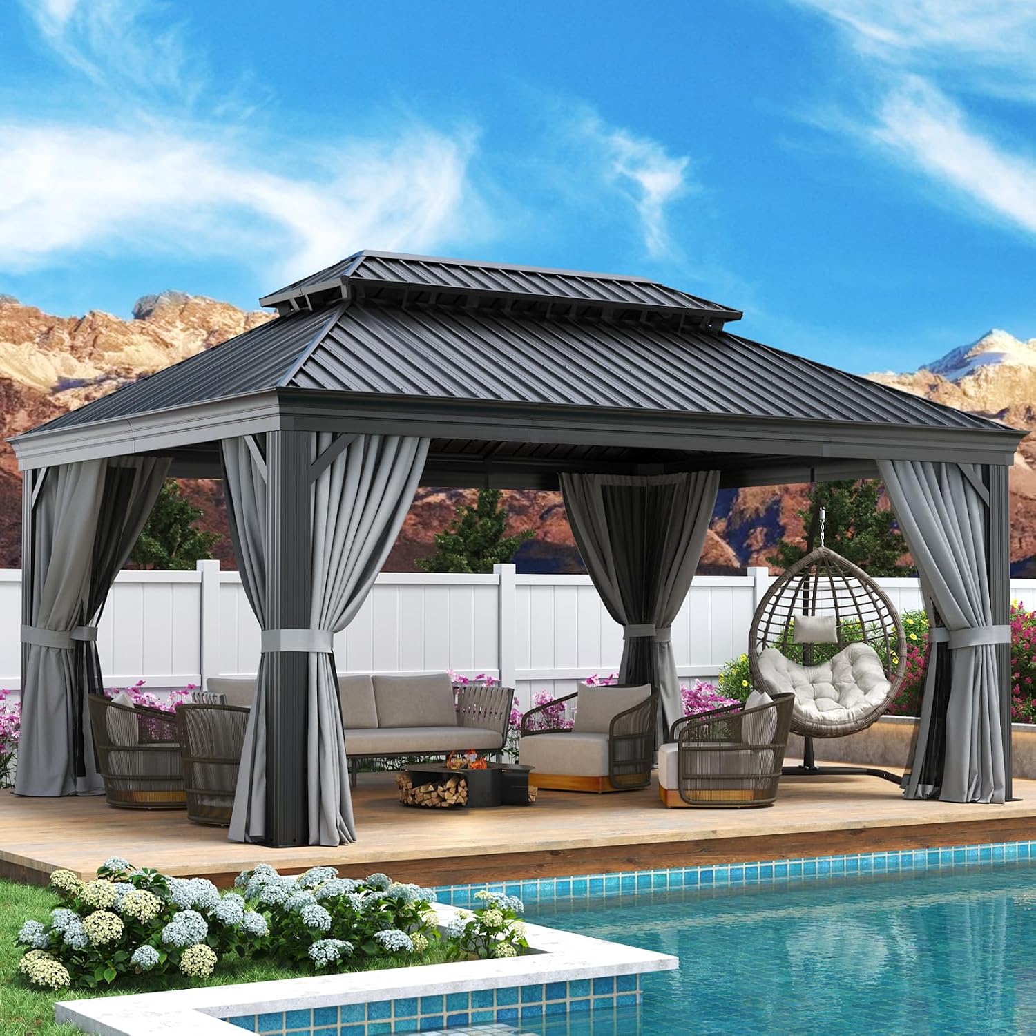 Aoxun Gazebo Review: Honest Verdict & Pros And Cons - Gardenhavenmag