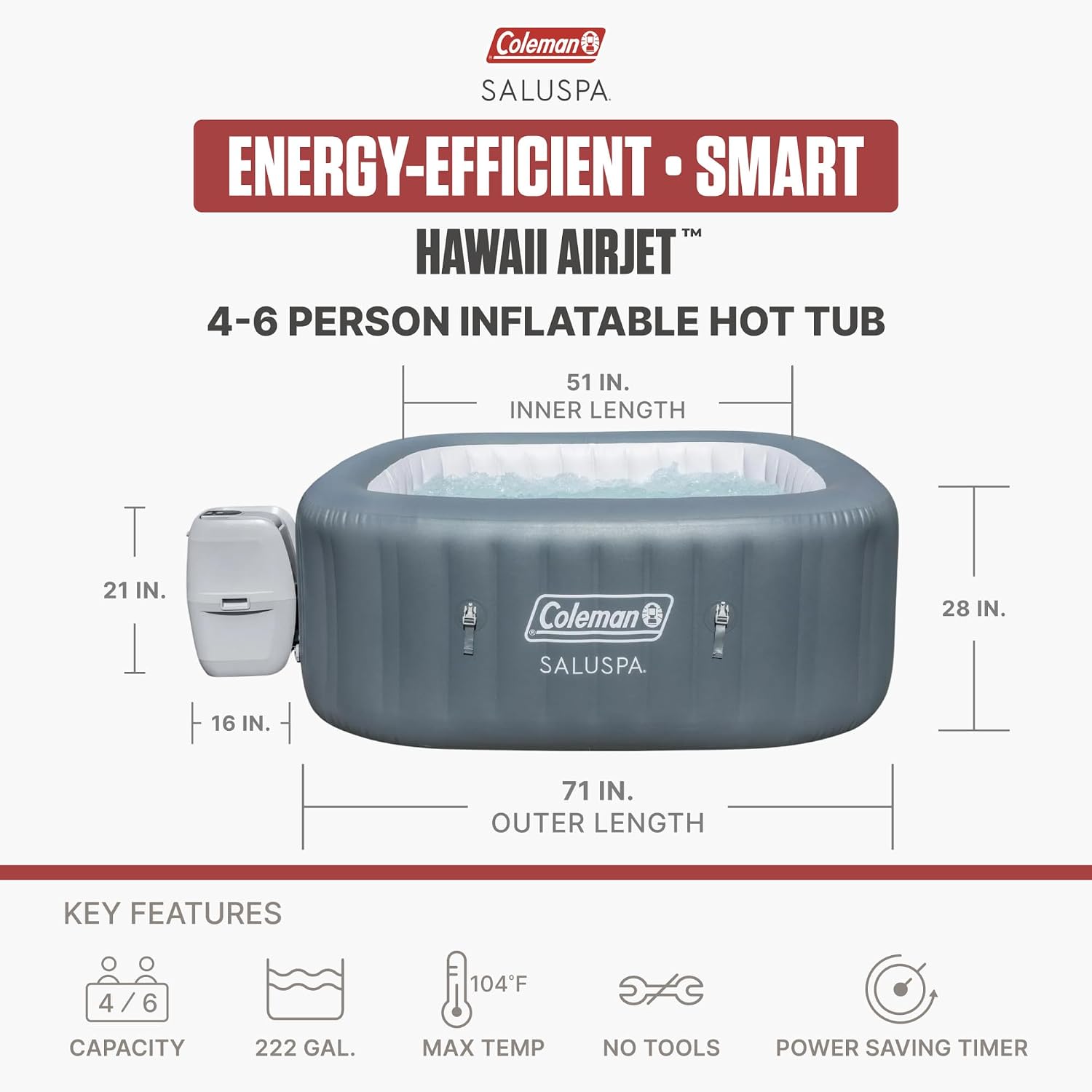 Step-by-step setup guide for Coleman SaluSpa Hawaii review,Coleman SaluSpa Hawaii review and rating,Is Coleman SaluSpa Hawaii worth buying,Coleman SaluSpa Hawaii review pros cons,Coleman SaluSpa Hawaii review honest opinion,Coleman SaluSpa Hawaii hot tub review verdict