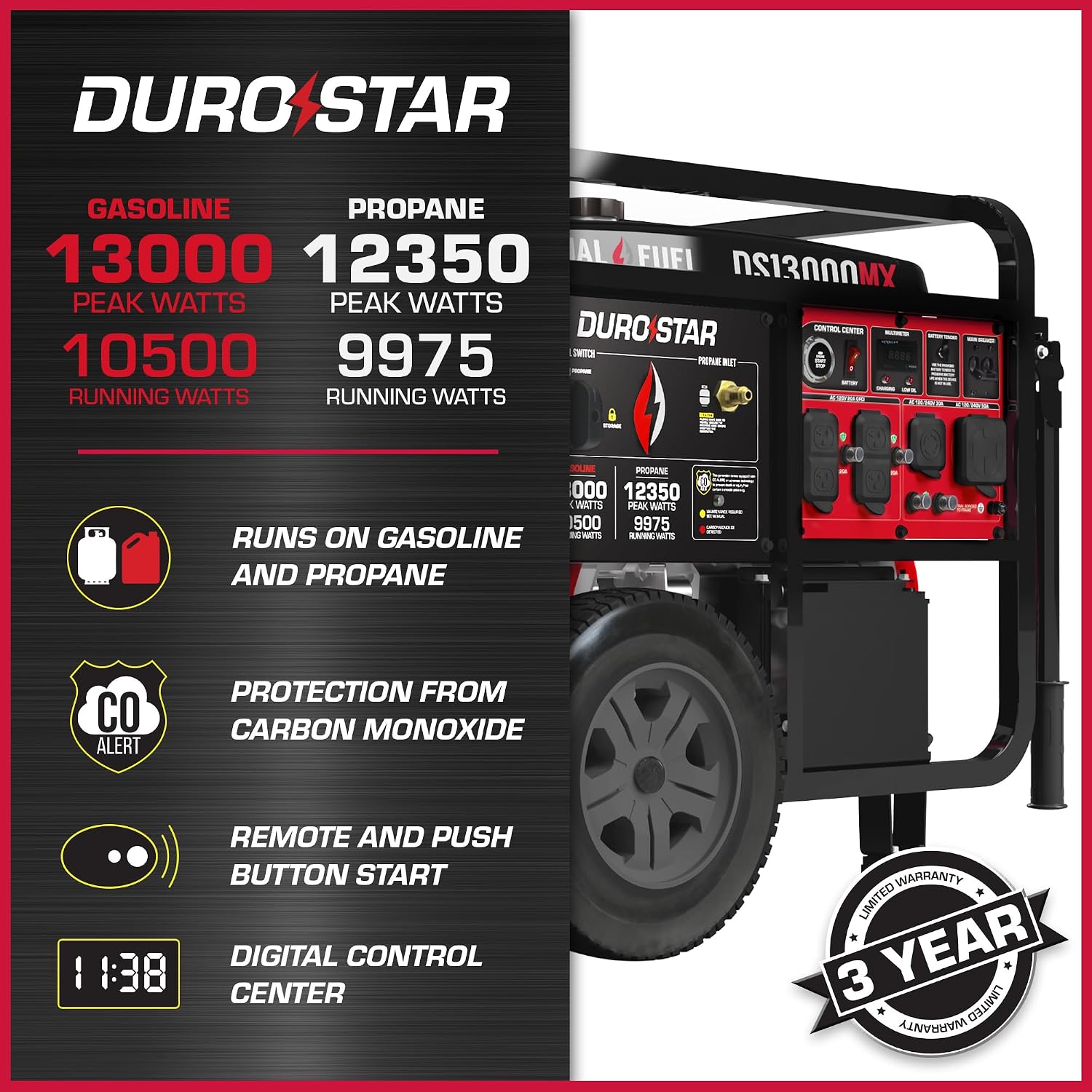 DuroStar DS13000MX review,DuroStar DS13000MX review and rating,DuroStar DS13000MX review worth buying,DuroStar DS13000MX review pros cons,DuroStar DS13000MX honest review opinion,DuroStar DS13000MX generator review verdict during hands-on performance testing