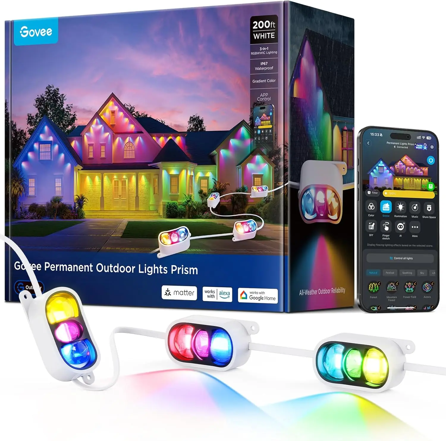 Govee Permanent Outdoor Lights Review,Govee Permanent Outdoor Lights review and rating,is Govee Permanent Outdoor Lights worth buying,Govee Permanent Outdoor Lights review pros cons,Govee Permanent Outdoor Lights Prism review honest opinion,Govee Permanent Outdoor Lights review verdict - detailed features and technical specifications