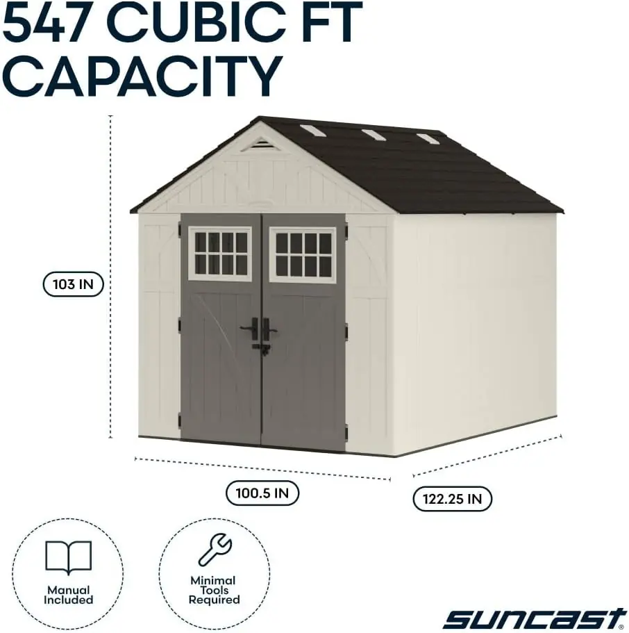 Suncast Tremont 8x10 Shed Review: Honest Pros & Cons Verdict 4 Suncast Tremont 8x10 shed review,Suncast Tremont shed review and rating,is Suncast Tremont 8x10 shed worth buying,Suncast Tremont shed review pros cons,Suncast Tremont shed review honest opinion,Suncast Tremont 8x10 shed review verdict compared against top alternatives