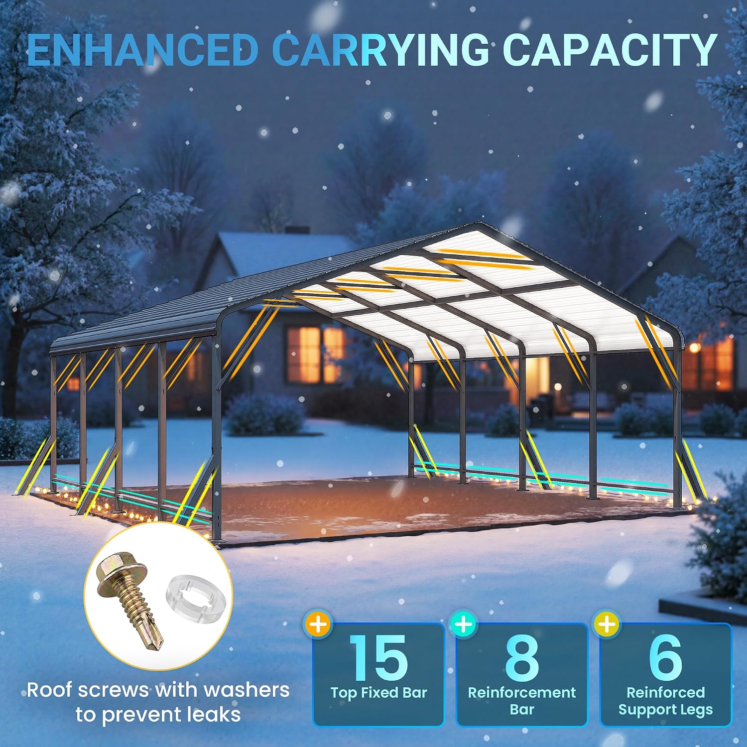 Wisteria Lane Metal Carport review: Honest Pros & Cons 2 Wisteria Lane Metal Carport review,Wisteria Lane Metal Carport review and rating,is Wisteria Lane Metal Carport worth buying,Wisteria Lane Metal Carport review pros cons,Wisteria Lane Metal Carport review honest opinion,Wisteria Lane Metal Carport review verdict — design and build quality detail